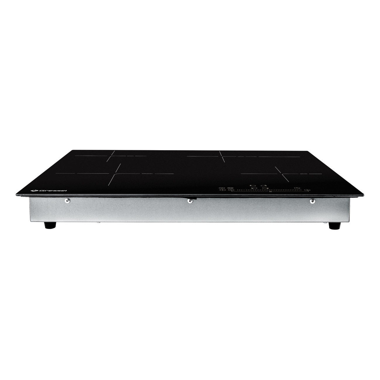 Встраиваемая электрическая варочная панель GRESSEL U60D24S011, 60 см, 6600Вт, индикатор остаточного тепла, зона расширения, управление Slider control, блокировка, таймер