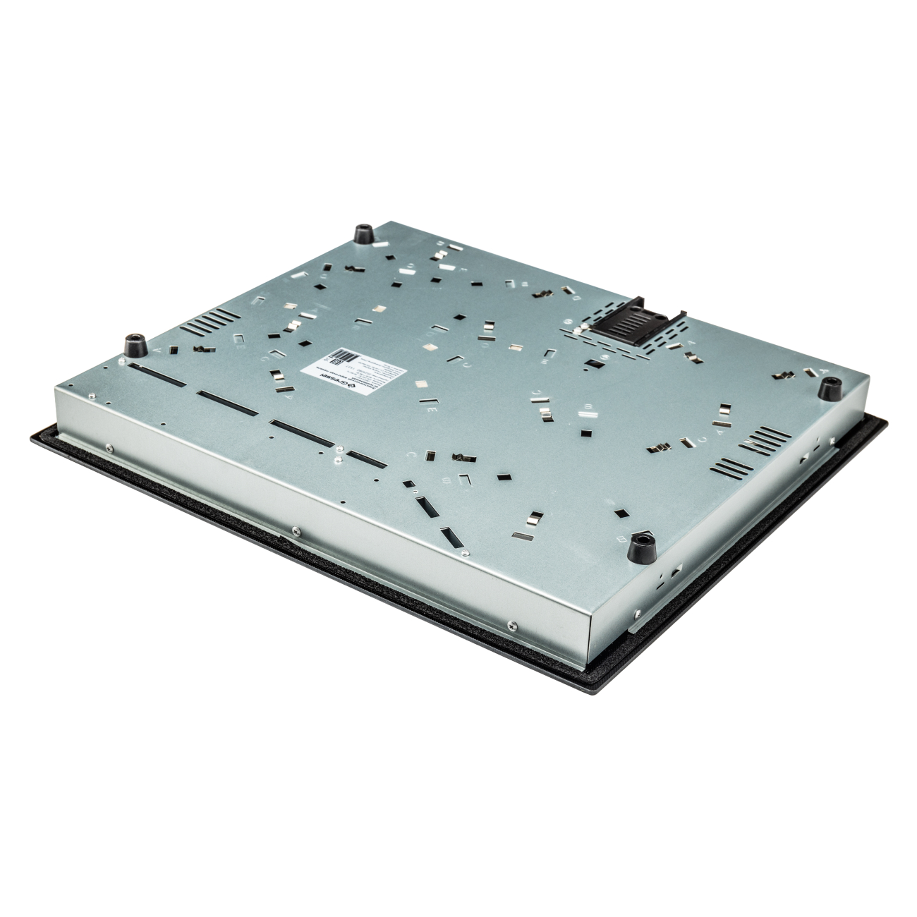 Встраиваемая электрическая варочная панель GRESSEL U60D24S011, 60 см, 6600Вт, индикатор остаточного тепла, зона расширения, управление Slider control, блокировка, таймер