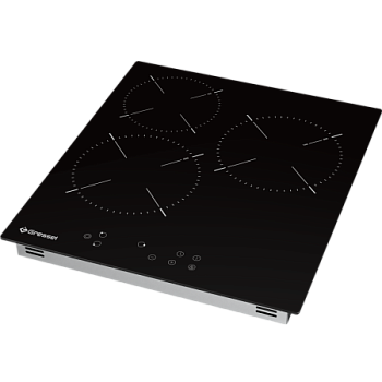 Встраиваемая электрическая варочная панель GRESSEL U45D29S000, 45 см, 5000Вт, зона расширения, сенсорное управление Touch control, блокировка, таймер