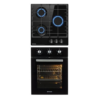 Комплект бытовой техники GRESSEL (духовой шкаф 45см U4ES14000 и варочная панель газовая 45см U45H30S088)