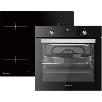 Комплект бытовой техники GRESSEL (духовой шкаф 60см U6EB68005 и варочная панель индукционная 60см U60I74S000) Комплект бытовой техники GRESSEL (духовой шкаф 60см U6EB68005 и варочная панель индукционная 60см U60I74S000)