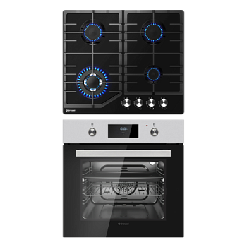 Комплект бытовой техники GRESSEL U66V41MB5811 (духовой шкаф 60см U6EM58110  и варочная панель газовая 60см U60V41B011)