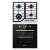 Комплект бытовой техники GRESSEL U66V41SM6911 (духовой шкаф 60см U6ES69000  и варочная панель газовая 60см U60V41M011)