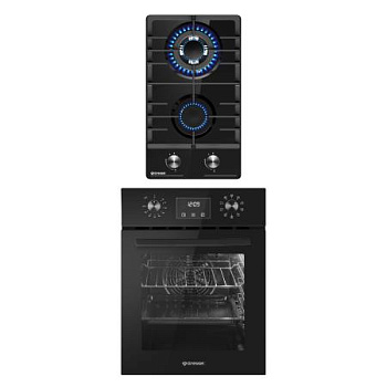 Комплект бытовой техники GRESSEL (духовой шкаф 45см U4ES59000 и варочная панель газовая 30см U30H20S001) Комплект бытовой техники GRESSEL (духовой шкаф 45см U4ES59000 и варочная панель газовая 30см U30H20S001)