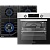 Комплект бытовой техники GRESSEL (духовой шкаф 60см U6EM68005 и варочная панель газовая 60см U60H41S011)