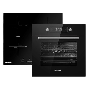 Комплект бытовой техники GRESSEL U66I69S84S02 (духовой шкаф 60см и варочная панель индукционная 60см)