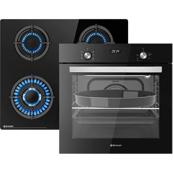 Комплект бытовой техники GRESSEL (духовой шкаф 60см U6EB68005 и варочная панель газовая 60см U60N41S000)