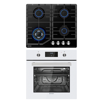 Комплект бытовой техники GRESSEL U66H41C5811 (духовой шкаф 60см U6EC58110  и варочная панель газовая 60см U60H41S011) Комплект бытовой техники GRESSEL U66H41C5811 (духовой шкаф 60см U6EC58110  и варочная панель газовая 60см U60H41S011)