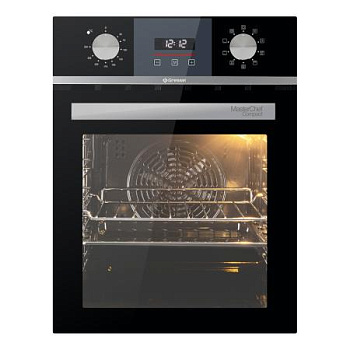 Встраиваемый духовой шкаф 45 см GRESSEL U4ES59011, цвет черный