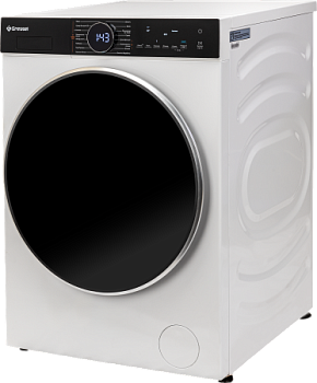 Стиральная машина с сушкой Gressel UWS601 (10,5 кг), инверторный мотор с прямым приводом Direct Drive, функция пара PureSteam, внутренняя подсветка, сенсорное управление, дозагрузка белья, 16 программ, система самодиагностики, 1200 оборотов