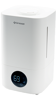 Увлажнитель воздуха для дома Gressel GRU-5003, ультразвуковой, фильтрами очистки воды, 4л, аромадиффузор