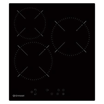 Настольная электрическая варочная панель Gressel TTD29S000-45, 45 см, 5000Вт, зона расширения, сенсорное управление Touch control, блокировка, таймер