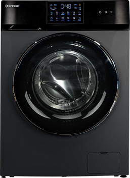 Стиральная машина Gressel UBS602 11 кг с сушкой, инверторный двигатель, фронтальная, серая