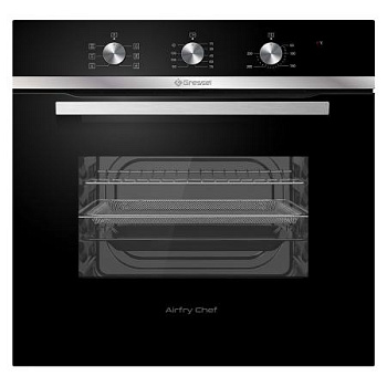 Встраиваемый духовой шкаф Gressel U6ES17000 60 см, с функцией аэрогриля, 6 режимов